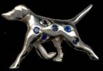 Dalmatian Trotting with Sapphire Spots (small)