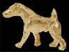 14K Gold Smooth Fox Terrier Charm for Charm Bracelet