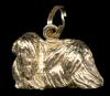 14K Gold Pekingese Charm for Charm Bracelet