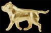 14K Gold Staffordshire Bull Terrier Charm for Charm Bracelet