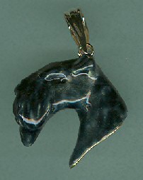 14K Gold Large Kerry Blue Terrier