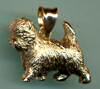 14K Gold Medium Cairn Terrier Trotting