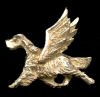 14K Gold  English Setter with Wings for Pin or Pendant