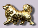 14K Gold Small Trotting Great Pyrenees