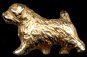 14K Gold Small Trotting Norfolk Terrier 