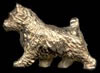 14K Gold Dog Jewelry Norwich Small Trotting for Pin or Pendant
