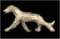 14K Gold Small Trotting Scottish Deerhound