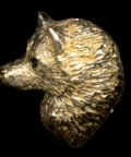 14K Gold Dog Jewelry Siberian Husky Large Head